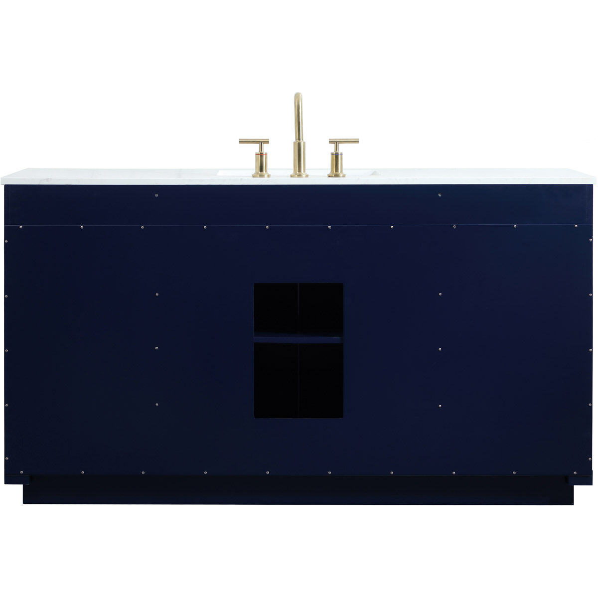 Blake 60 X 22 X 34 inch Blue Vanity Sink Set