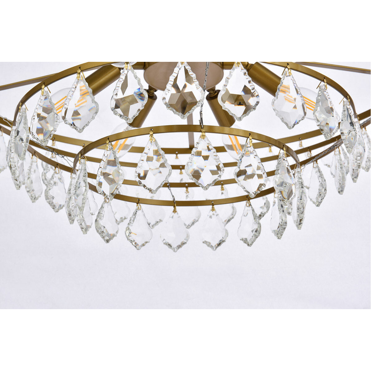 Ella 6 Light 28 inch Brass Pendant Ceiling Light