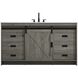 Austin 60 X 34 inch Rustic Grey Bathroom Vanity Cabinet