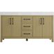 Nathan 60 X 34 inch Honey Brown Bathroom Vanity Cabinet