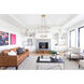 Monroe LED 32 inch Gold Pendant Ceiling Light