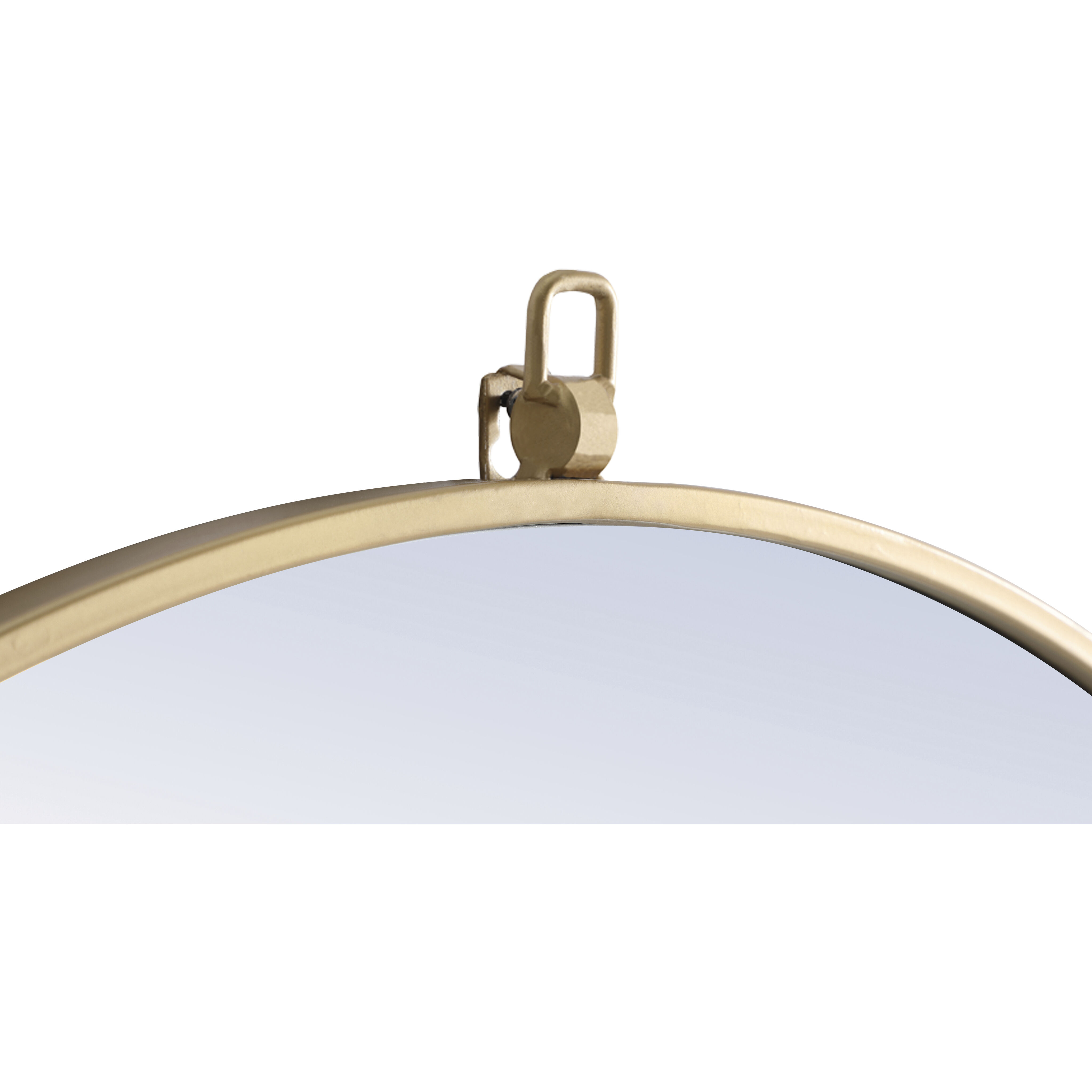 Eternity 32 X 32 inch Brass Wall Mirror