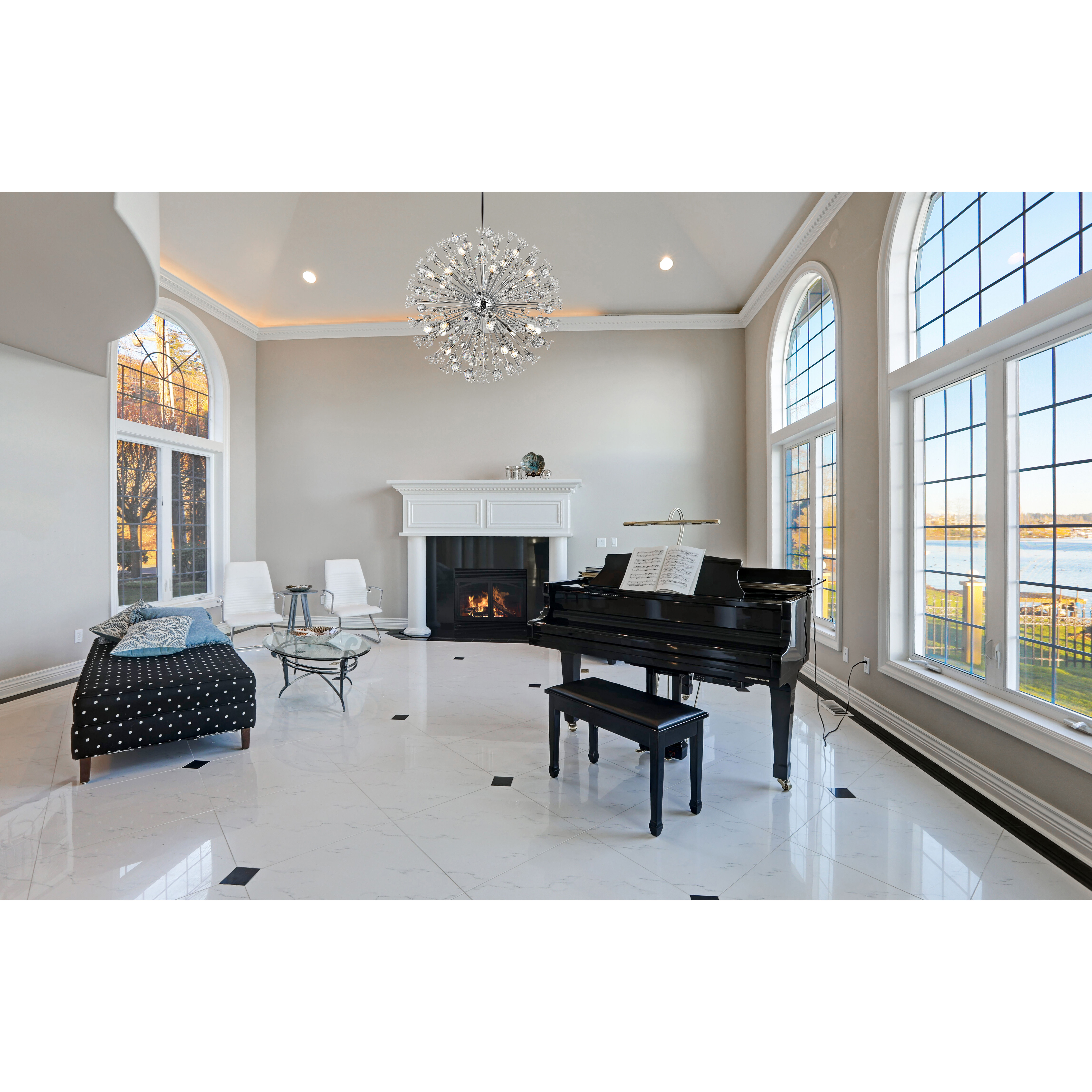 Vera 24 Light 38 inch Chrome Pendant Ceiling Light