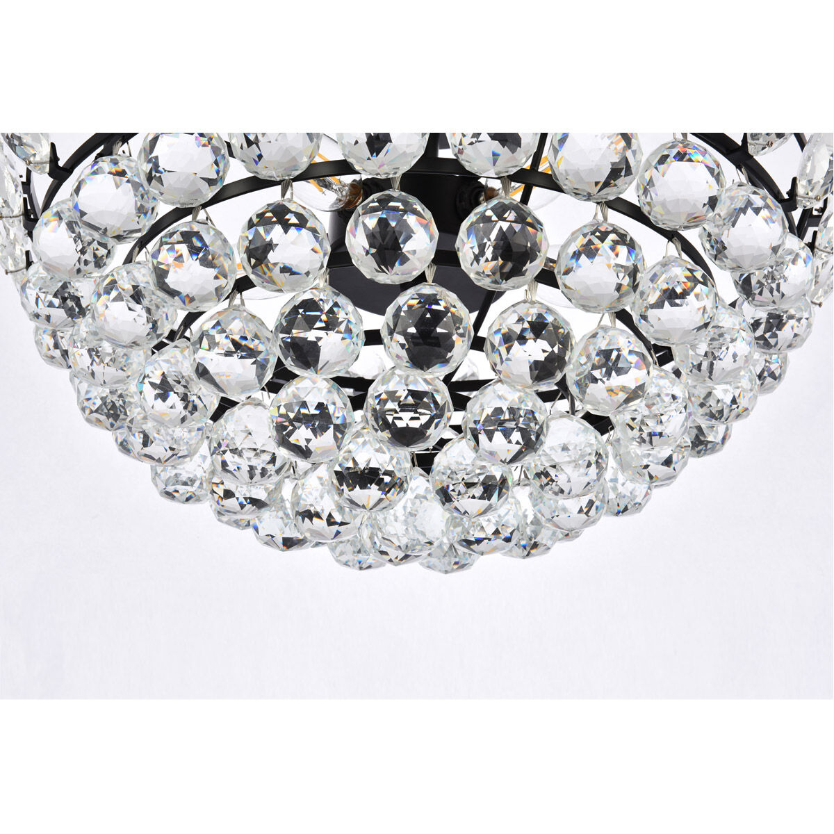 Emilia 5 Light 18 inch Black Flush Mount Ceiling Light