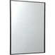 Monet 36 X 30 inch Black Wall Mirror