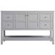 Theo 54 X 34 inch Grey Bathroom Vanity Cabinet