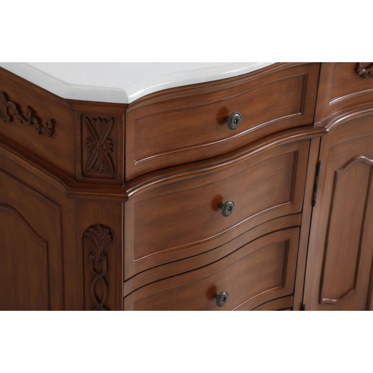 Danville 60 X 21 X 36 inch Teak Vanity Sink Set