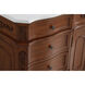 Danville 60 X 21 X 36 inch Teak Vanity Sink Set