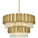 Willow 12 Light 32 inch Satin Gold Chandelier Ceiling Light