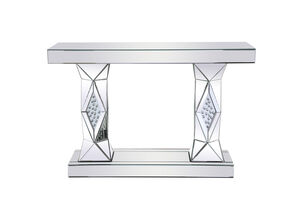 Modern 47 X 14 inch Clear Mirror Console Table
