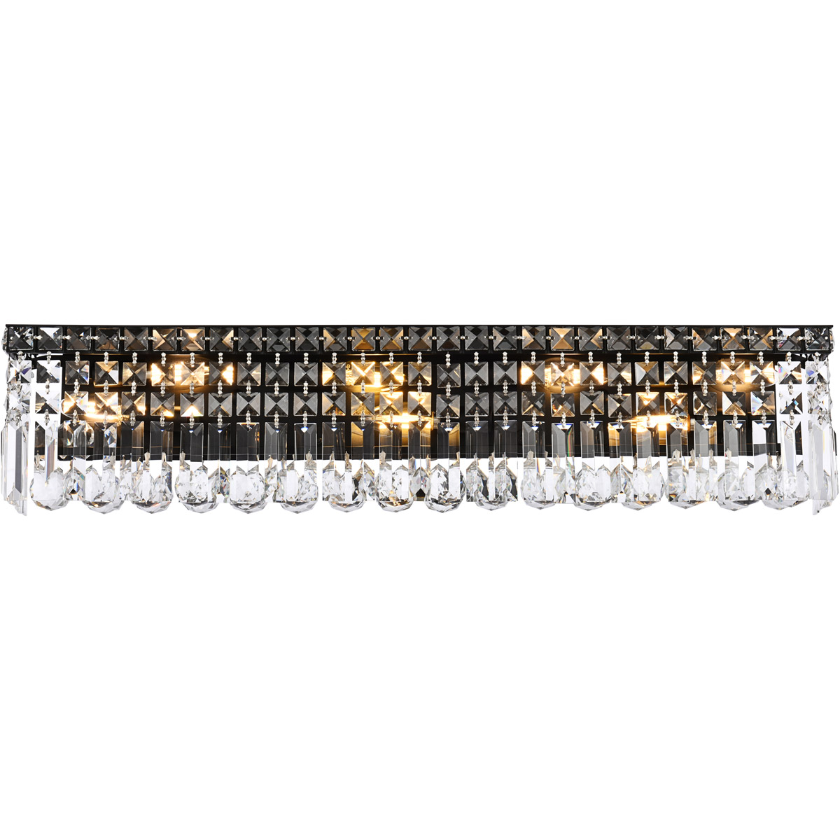 Elegant Lighting V2032W30BK/RC Maxime 7 Light 4.5 inch Black Elegant Lighting V2032W30BK/RC Maxime 7 Light 4.5 inch Black