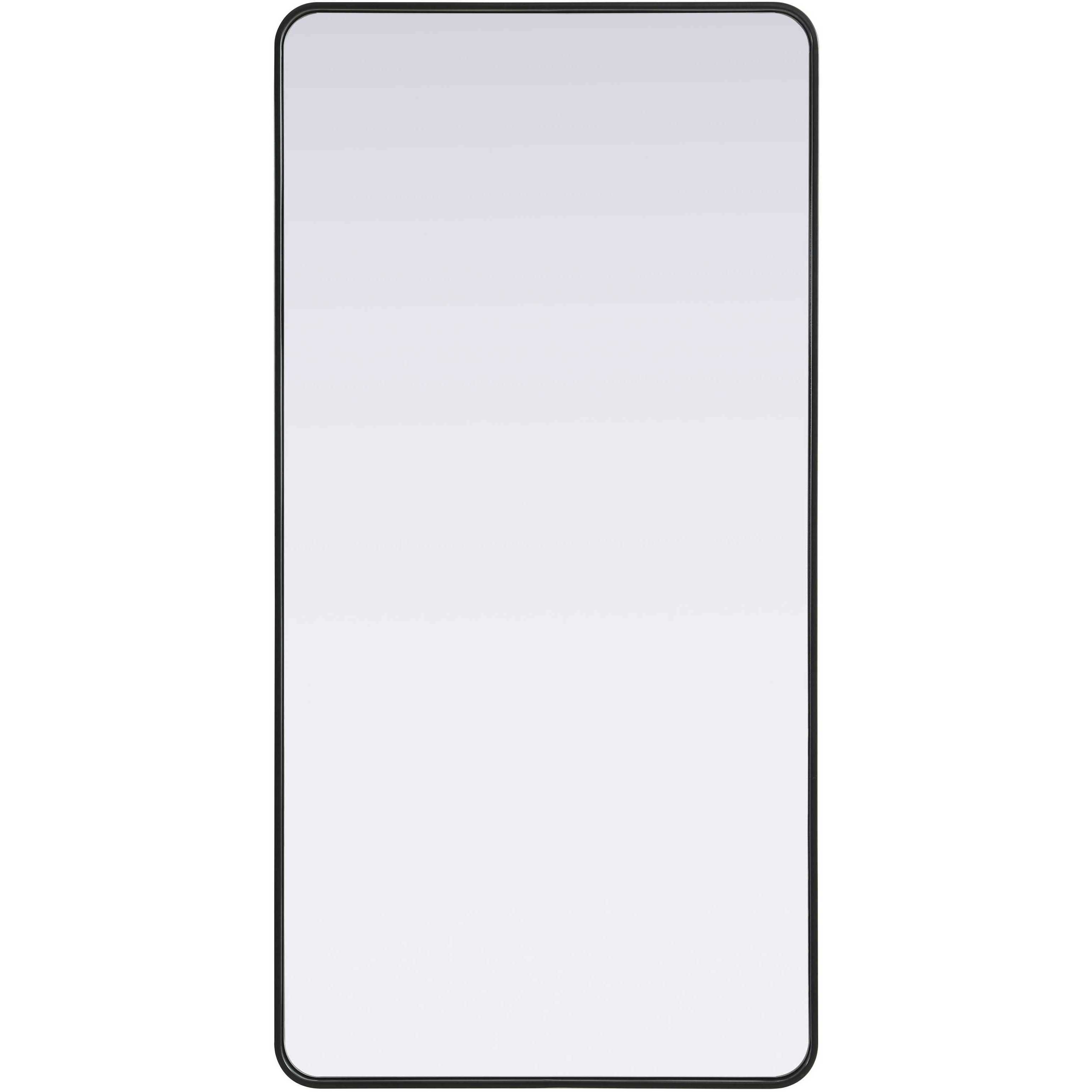 Remy 60 X 30 inch Black Mirror