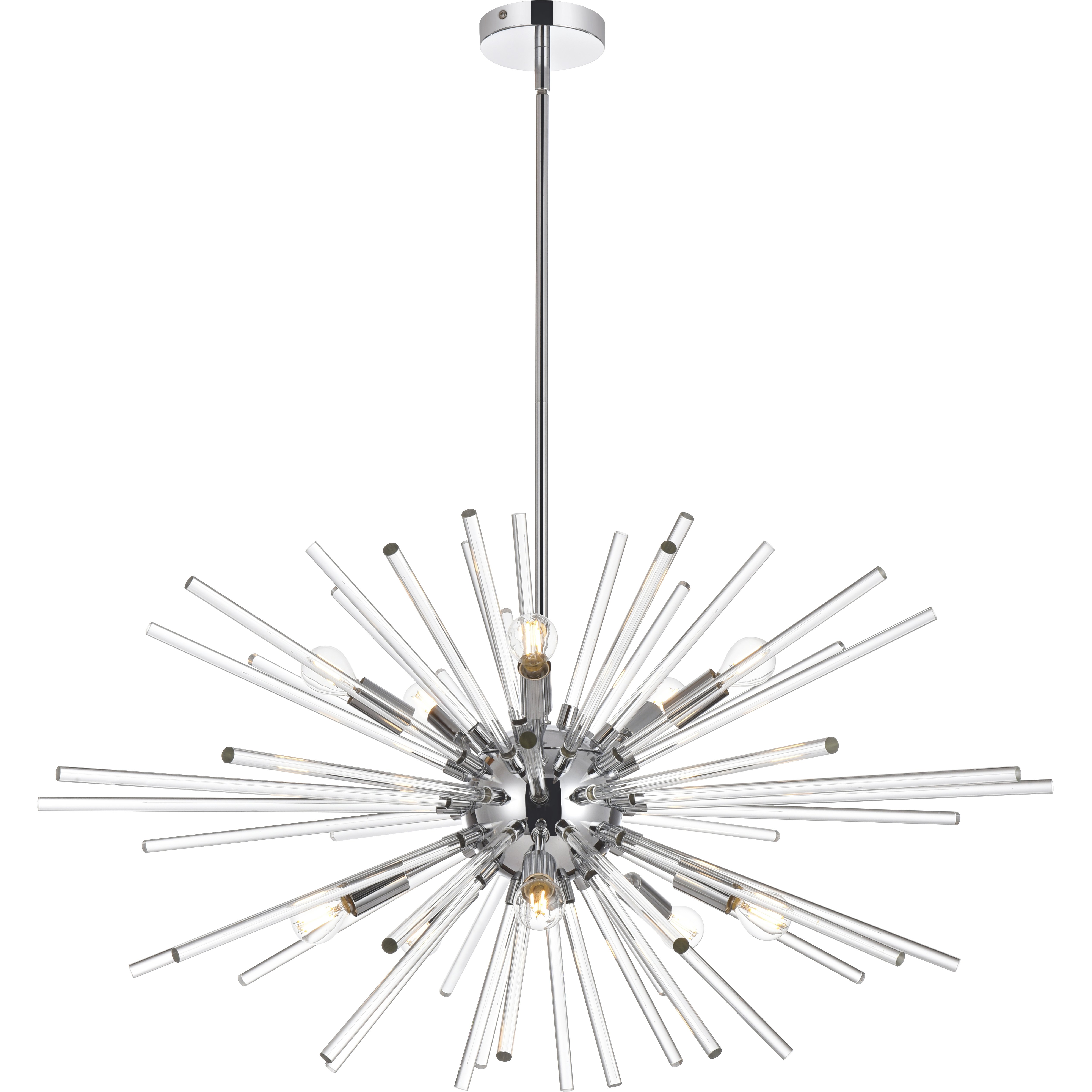 Sienna 10 Light 36 inch Chrome Pendant Ceiling Light