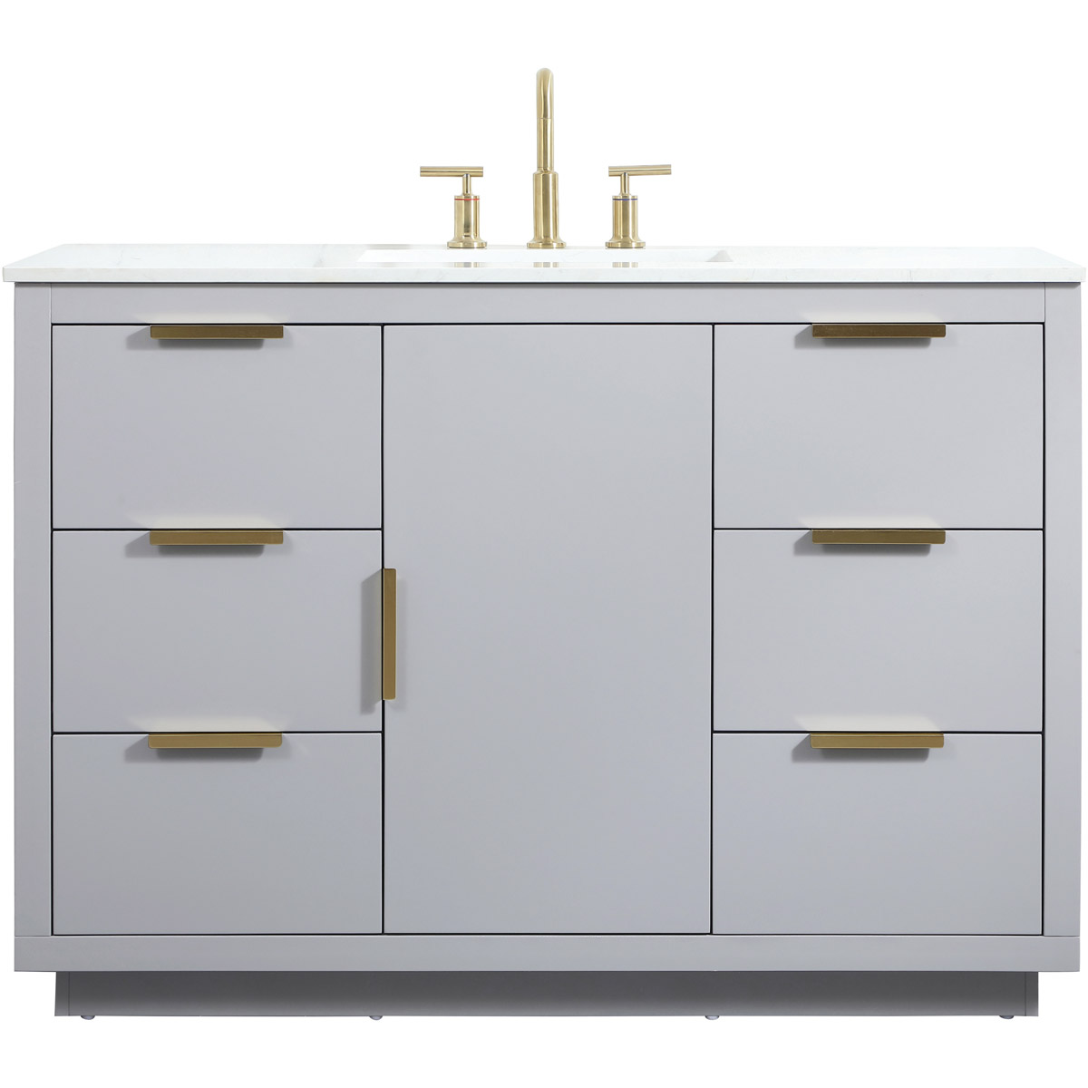 Blake 48 X 22 X 34 inch Grey Vanity Sink Set