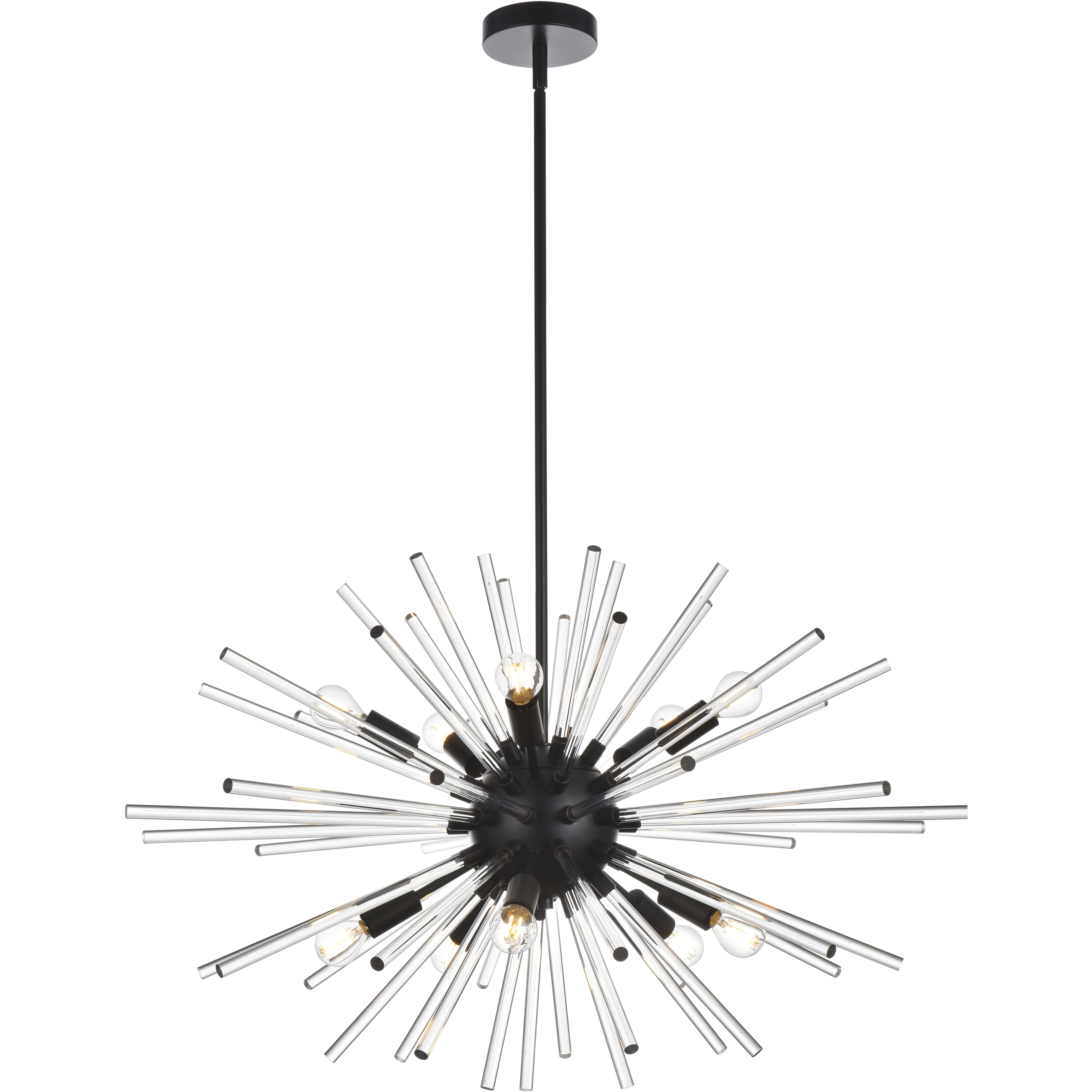 Sienna 10 Light 32 inch Black Pendant Ceiling Light