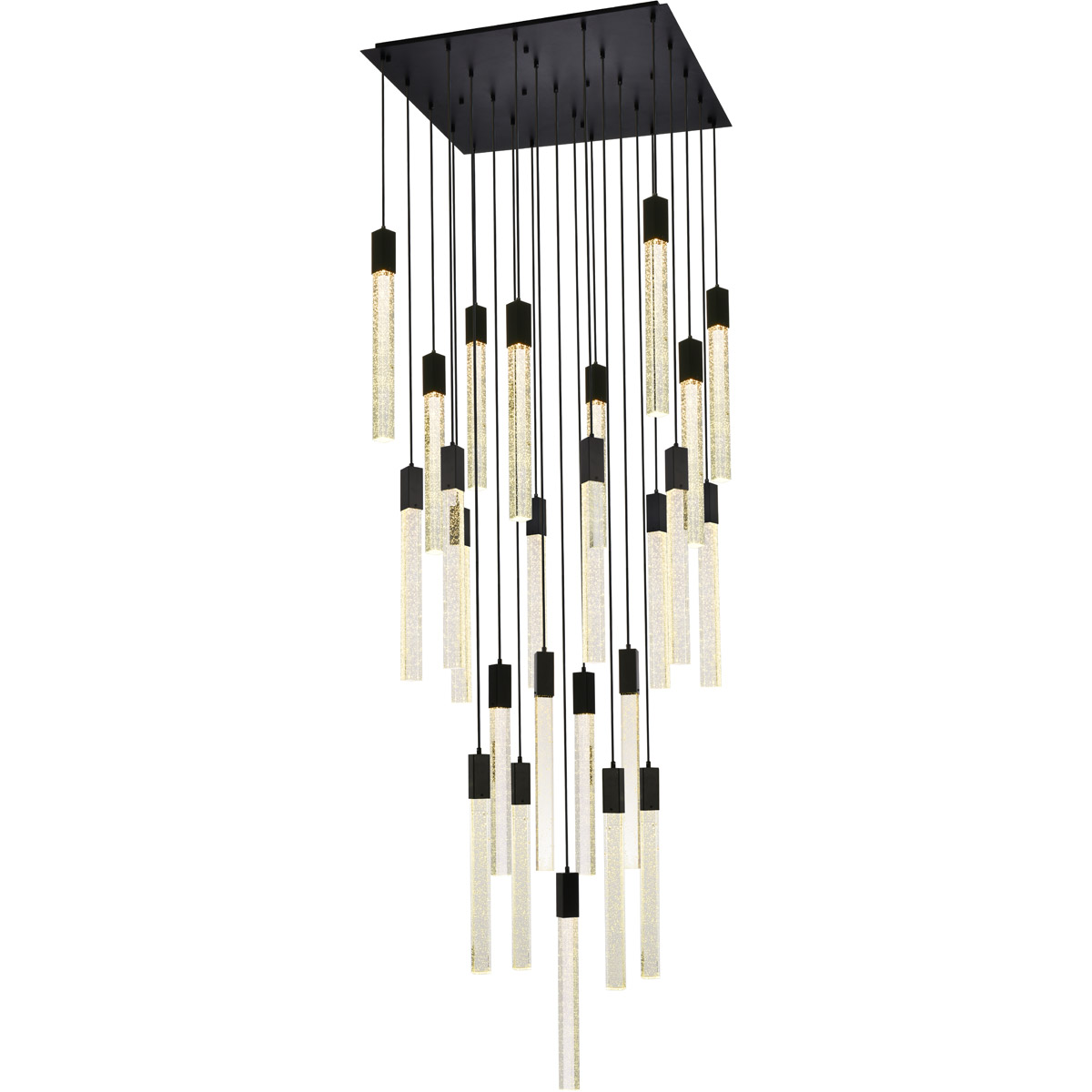 Weston 25 Light 36 inch Black Pendant Ceiling Light