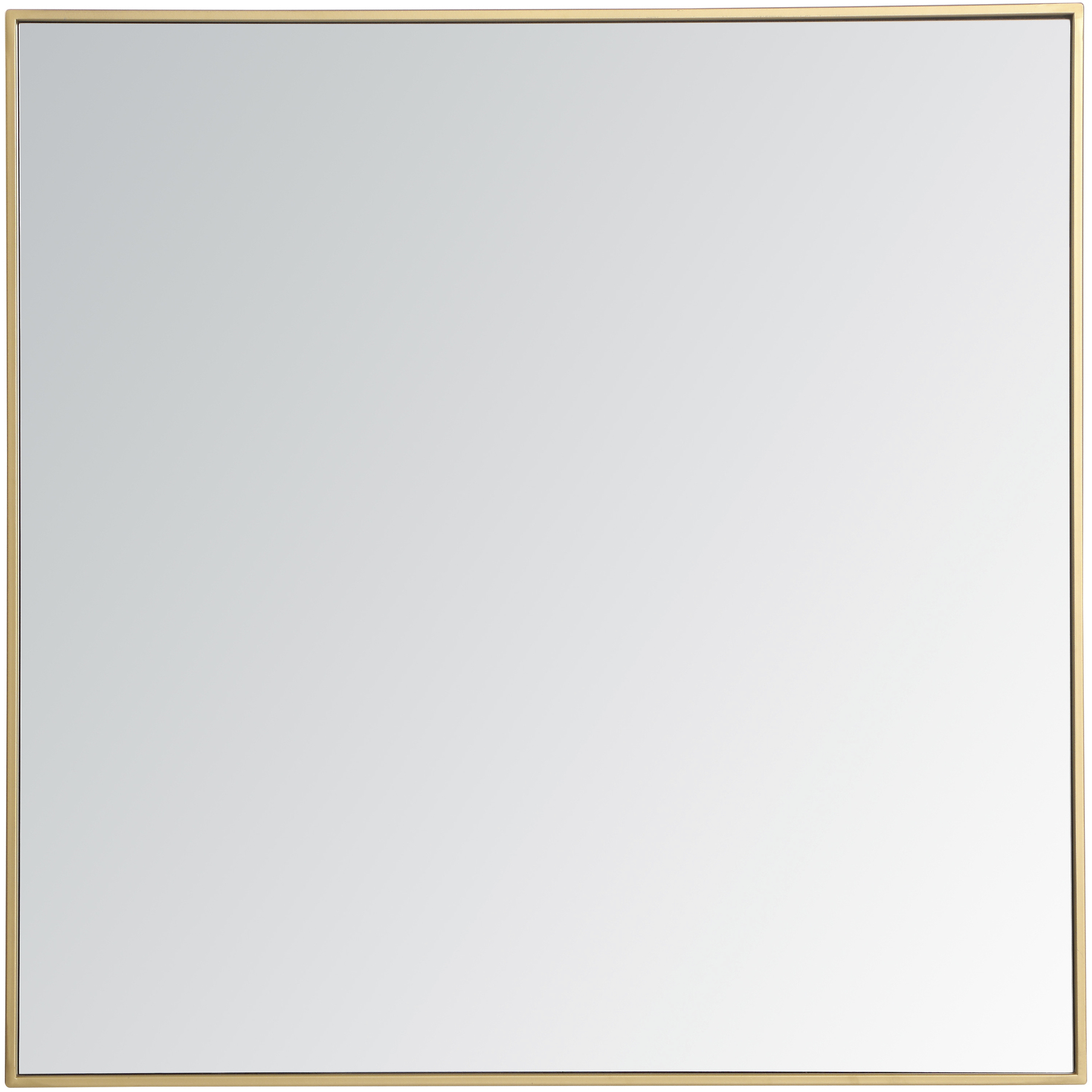 Monet 36 X 36 inch Brass Wall Mirror