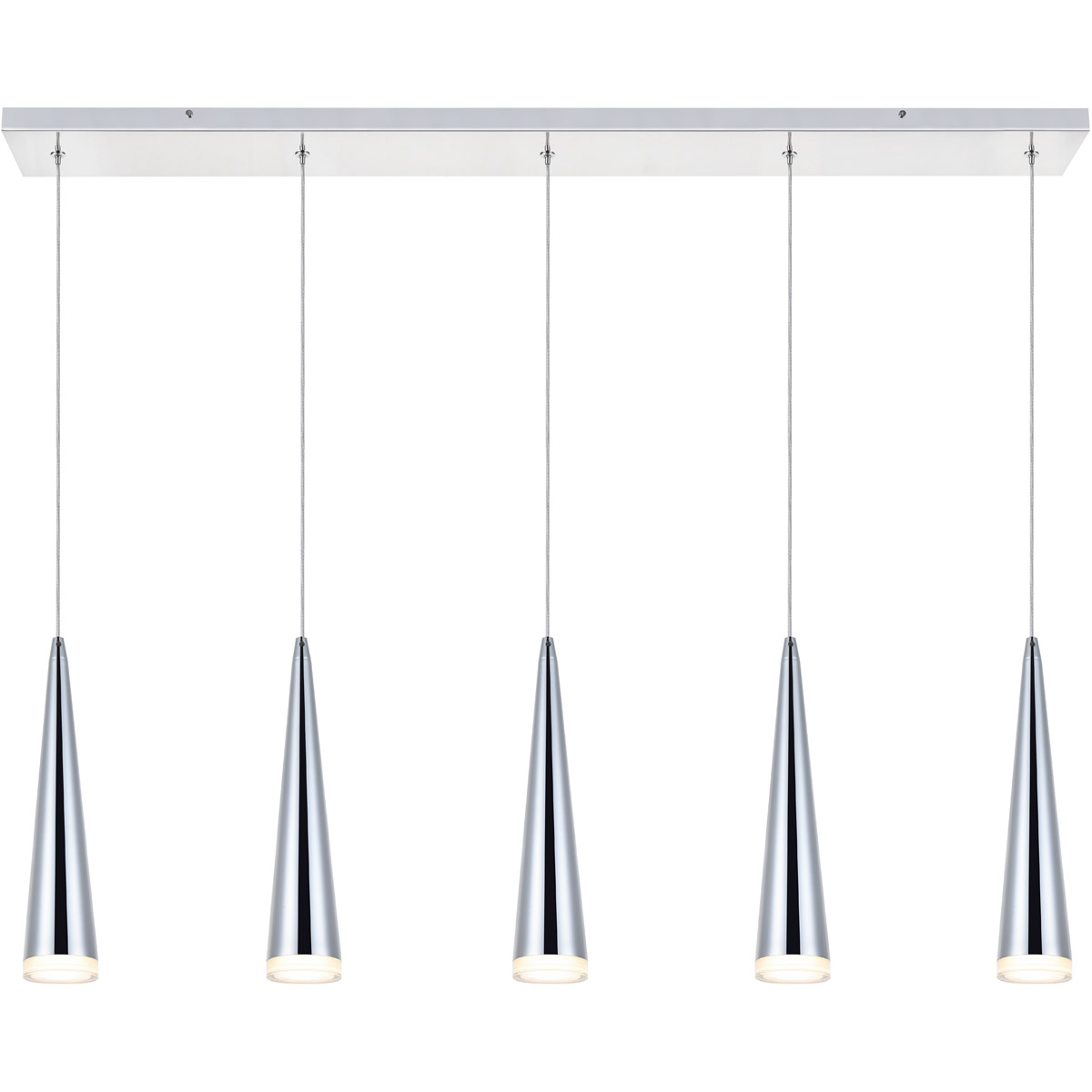Fantasia LED 42 inch Chrome Pendant Ceiling Light