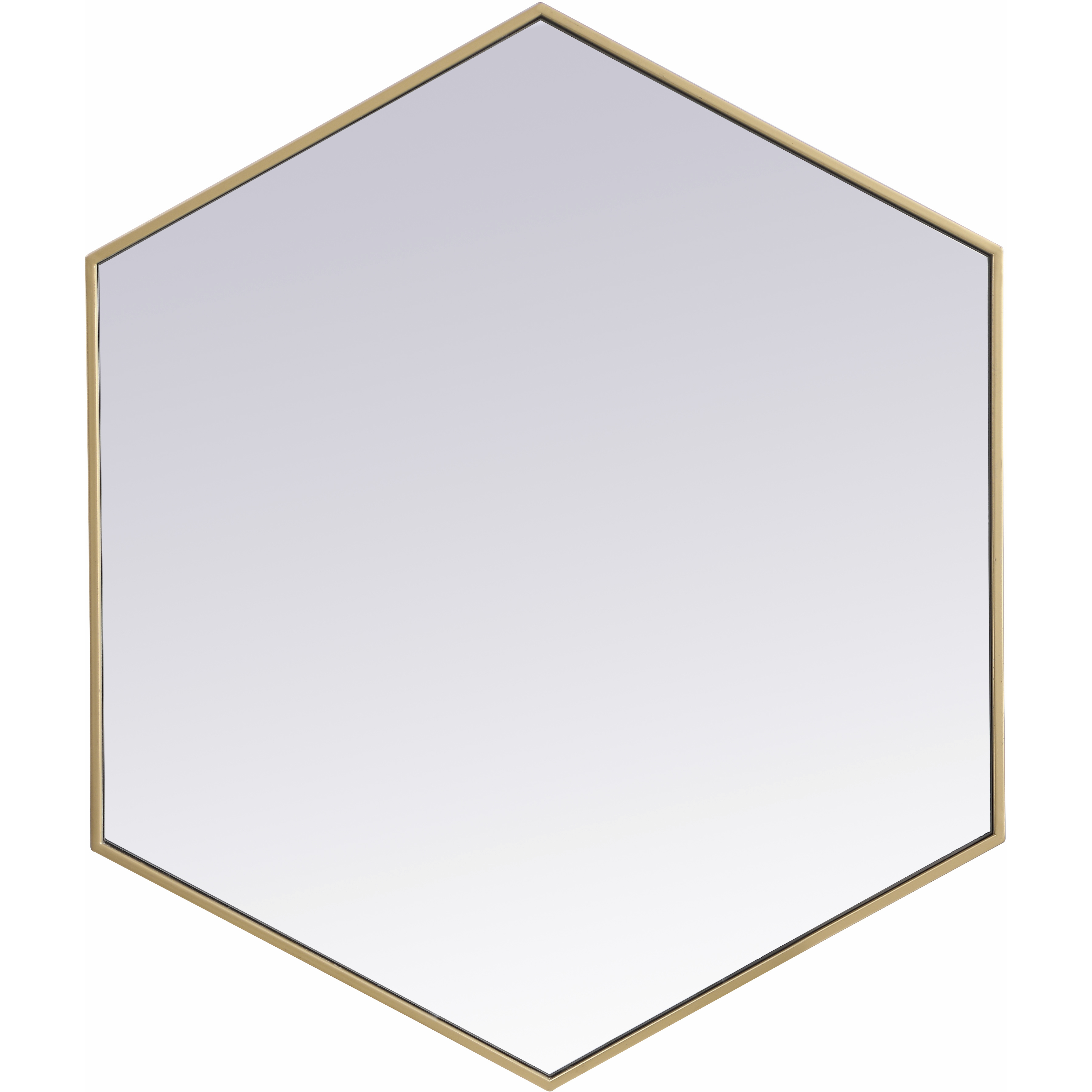 Eternity 38 X 32 inch Brass Wall Mirror