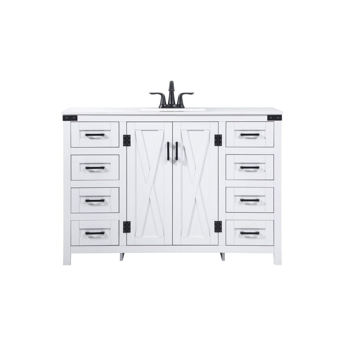 Grant 48 X 19 X 34 inch White Vanity Sink Set in Not Included