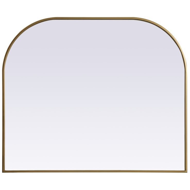 Blaire 40 X 34 inch Brass Mirror