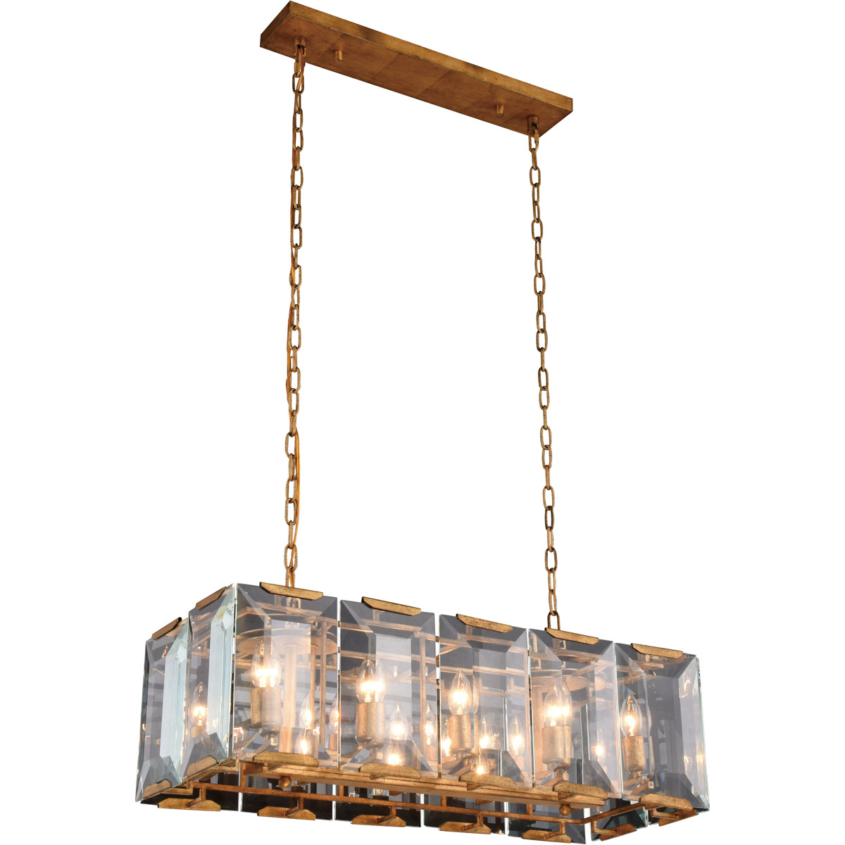 Monaco 10 Light 34 inch Polished Nickel Chandelier Ceiling Light, Urban Classic