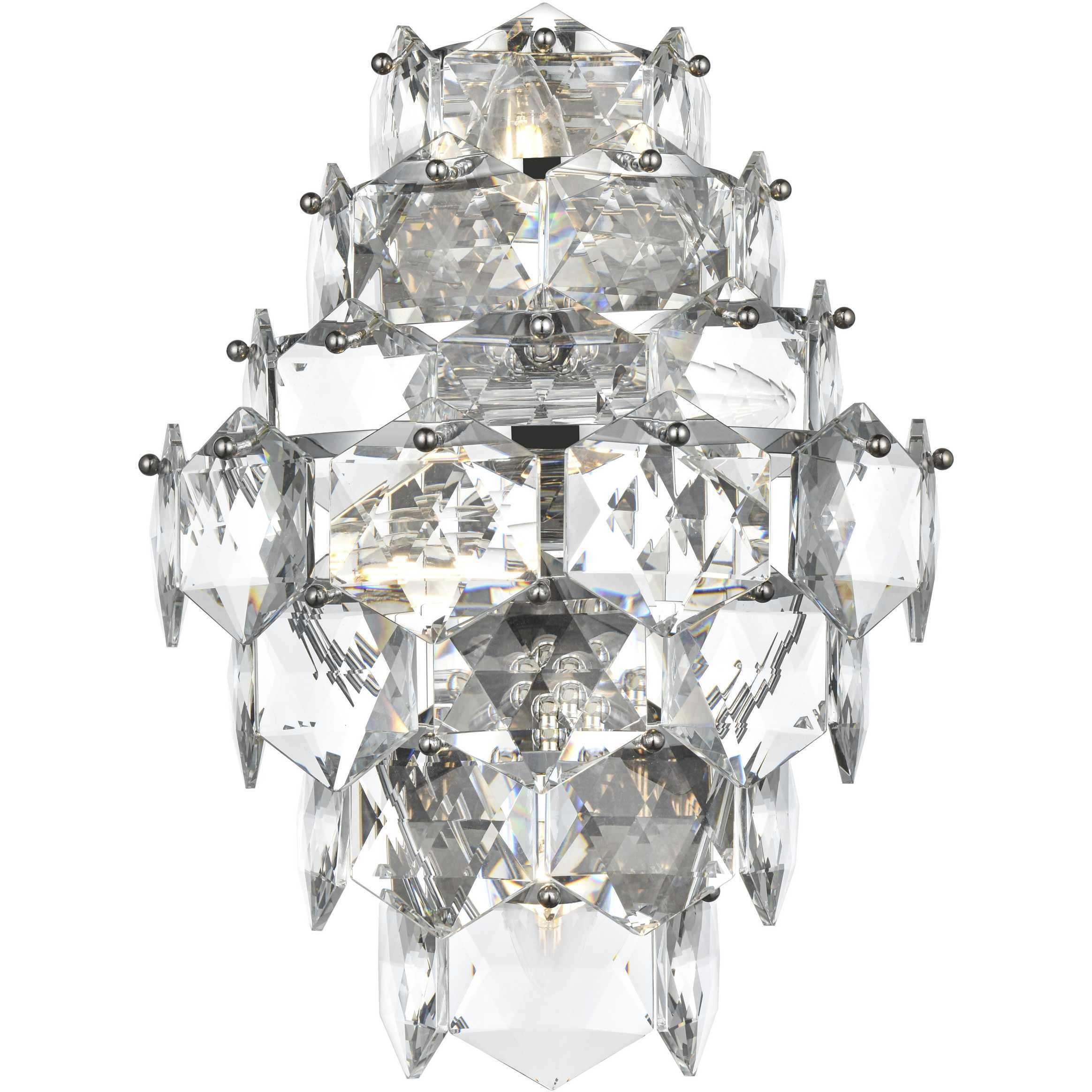 Adaline 4 Light 14 inch Chrome Wall Sconce Wall Light