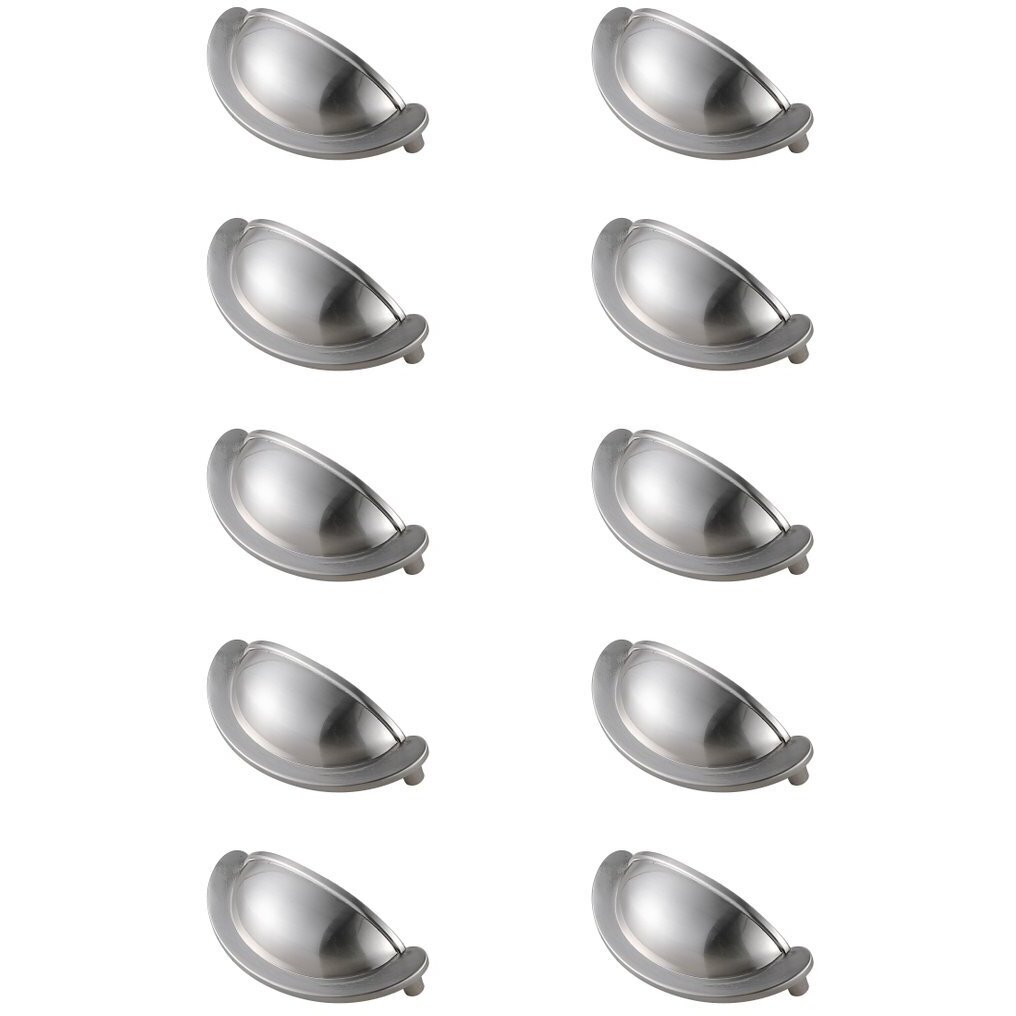 Claude Brushed Nickel Hardware Drawer Pull, Set of 10