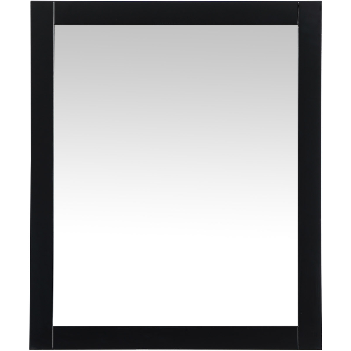 Aqua 36 X 30 inch Black Vanity Mirror