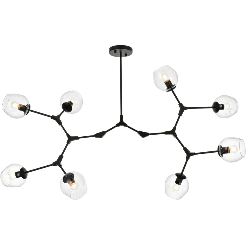 Cavoli 8 Light 32 inch Black Chandelier Ceiling Light
