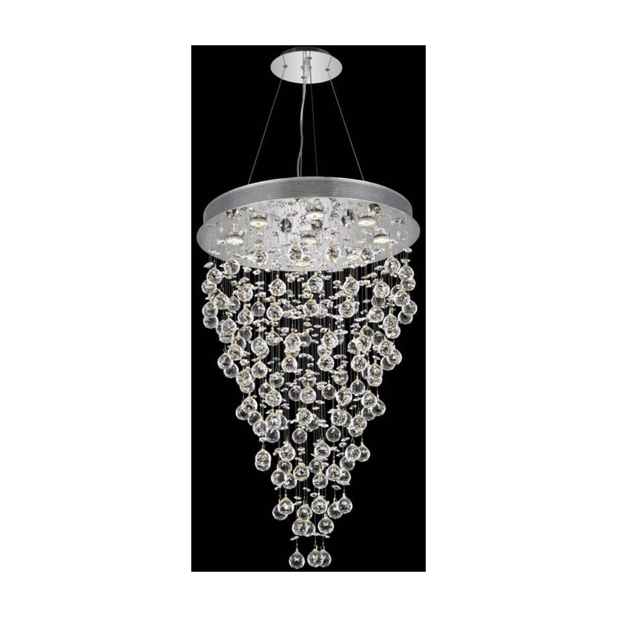 Maria Theresa 61 Light 54 inch Golden Teak Foyer Ceiling Light in Royal Cut