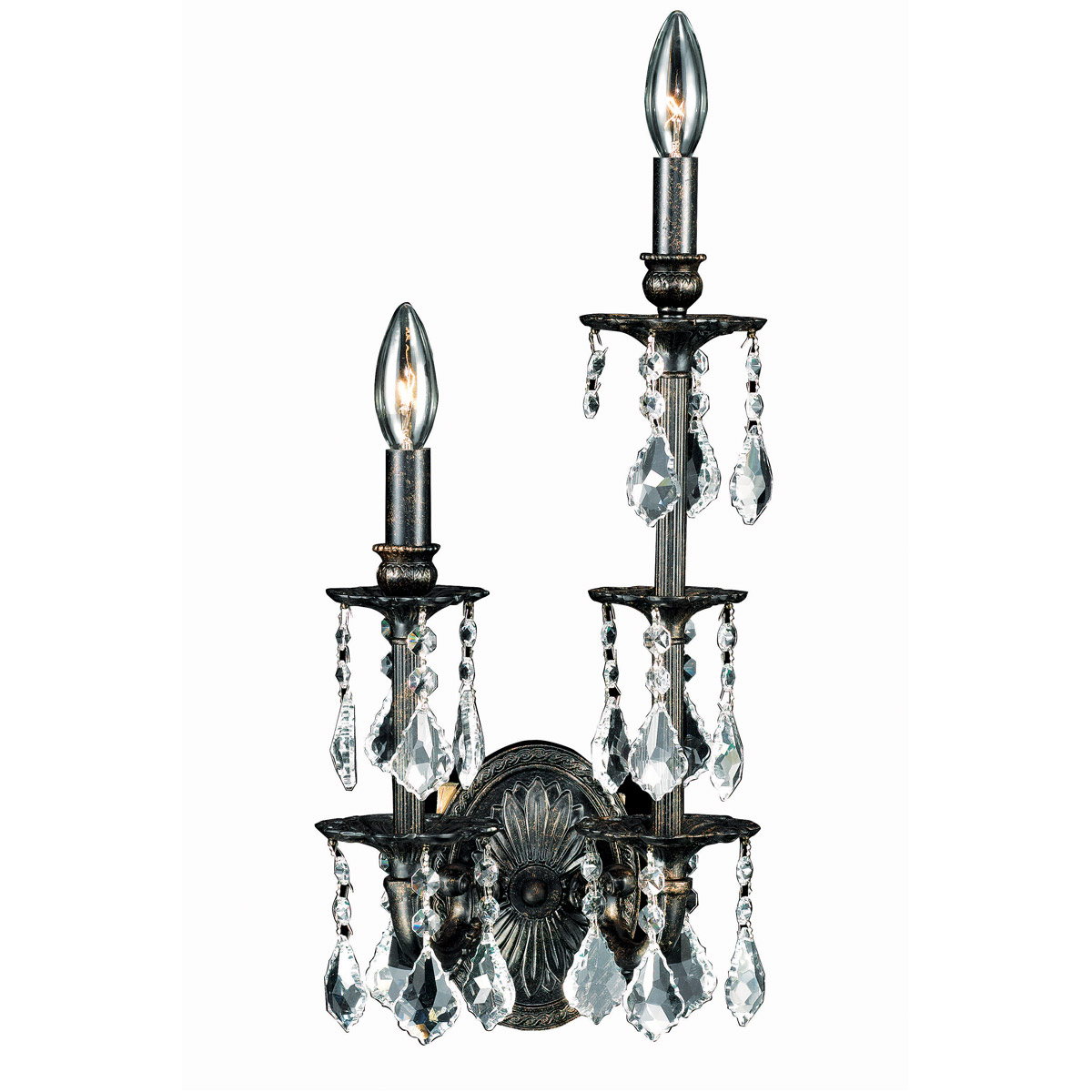 Marseille 2 Light 9 inch Dark Bronze Wall Sconce Wall Light