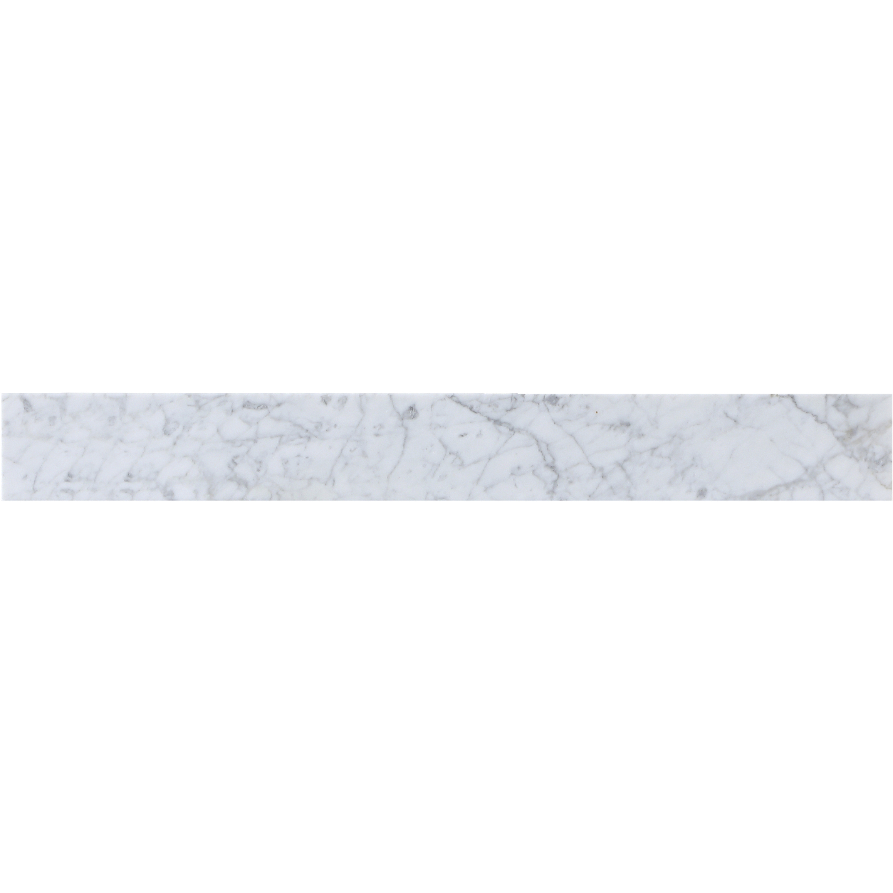 Backsplash 32 X 0.75 X 4 inch Carrara White Bathroom Vanity Backsplash