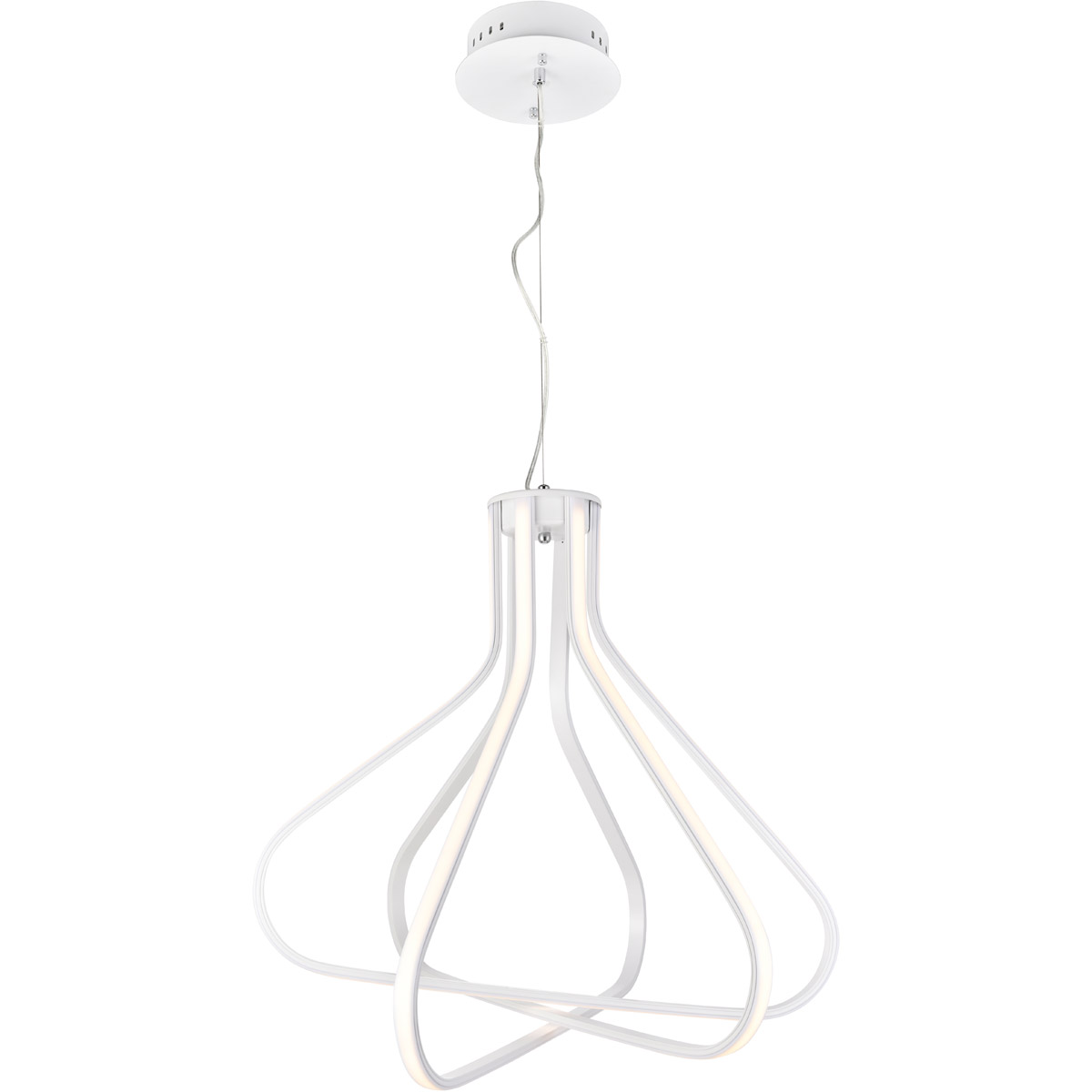 Dahlia LED 26.6 inch White Pendant Ceiling Light