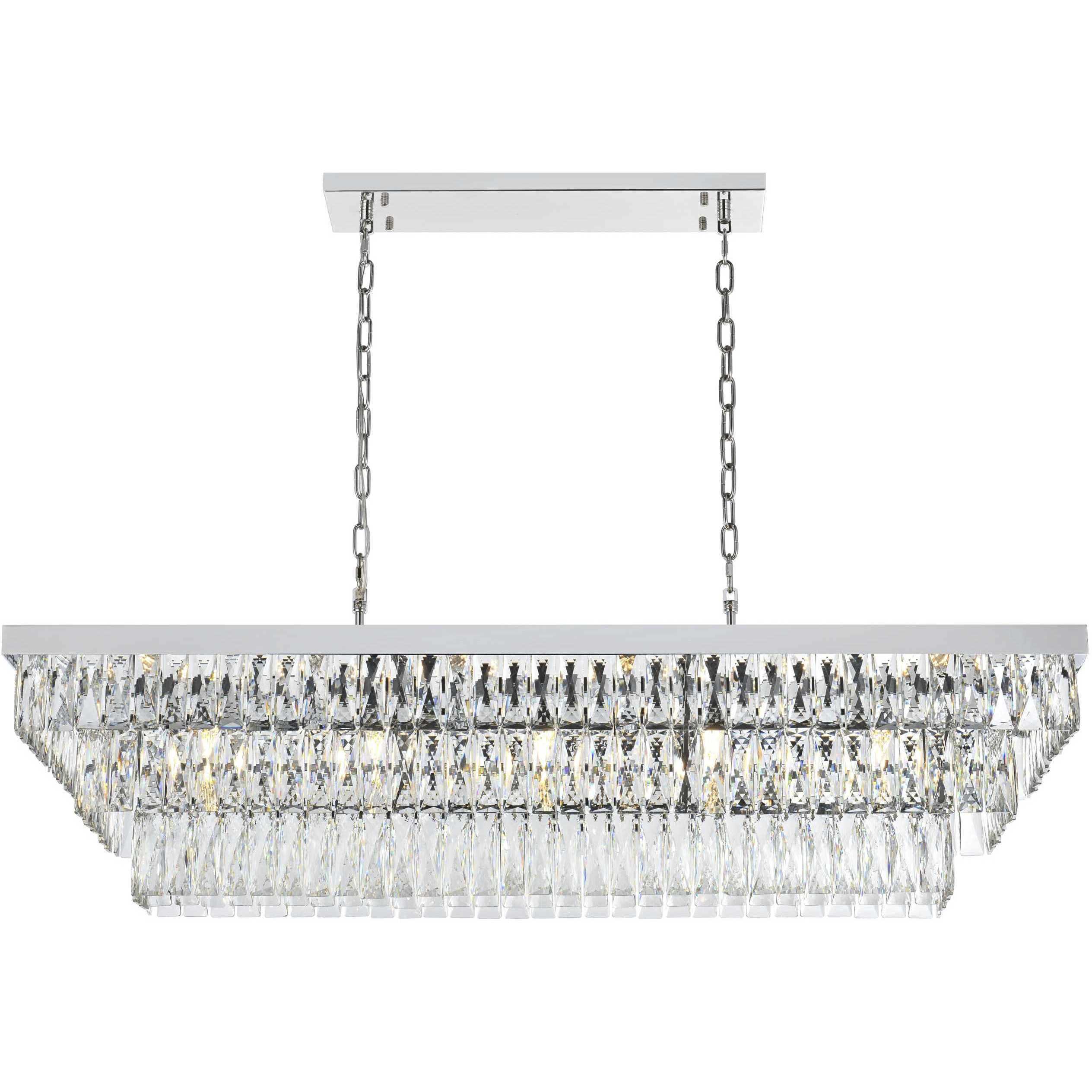 Josephine 17 Light 16 inch Chrome Chandelier Ceiling Light