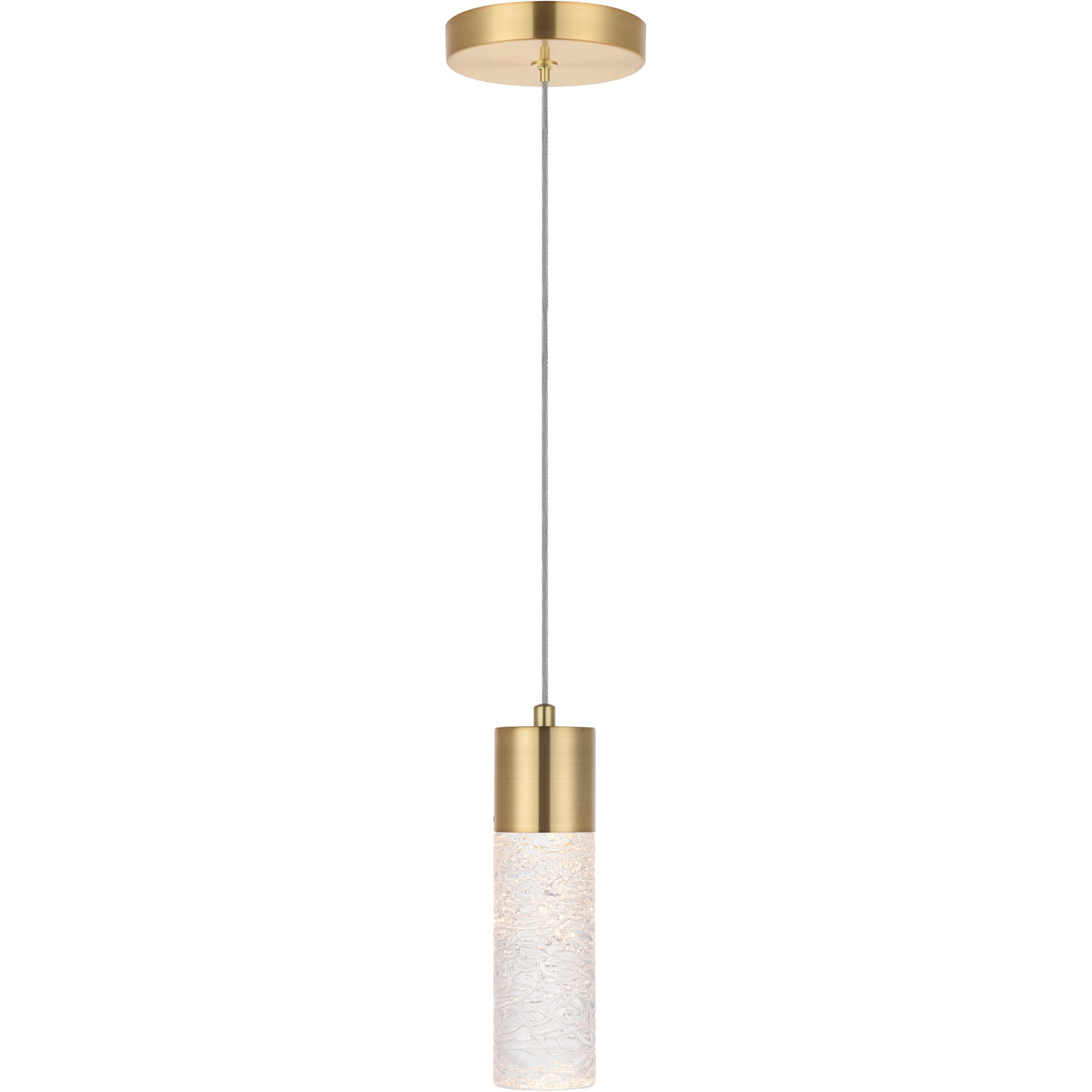 Constellation LED 4.72 inch Gold Pendant Ceiling Light