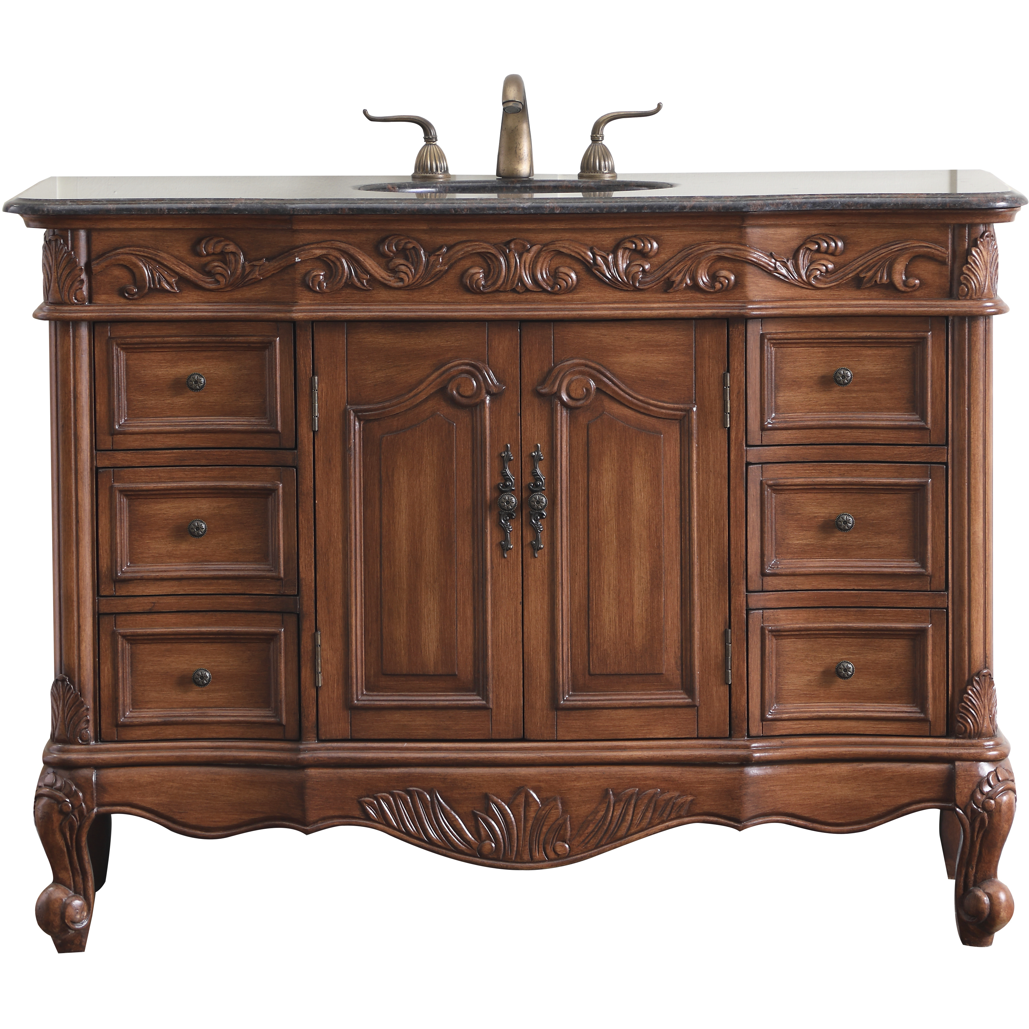 Oakland 48 X 22 X 36 inch Teak Vanity Sink Set