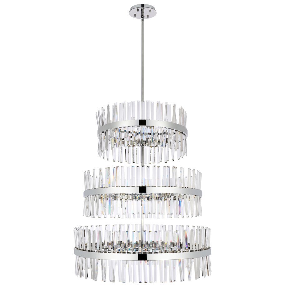 Serephina 46 Light 36 inch Chrome Chandelier Ceiling Light