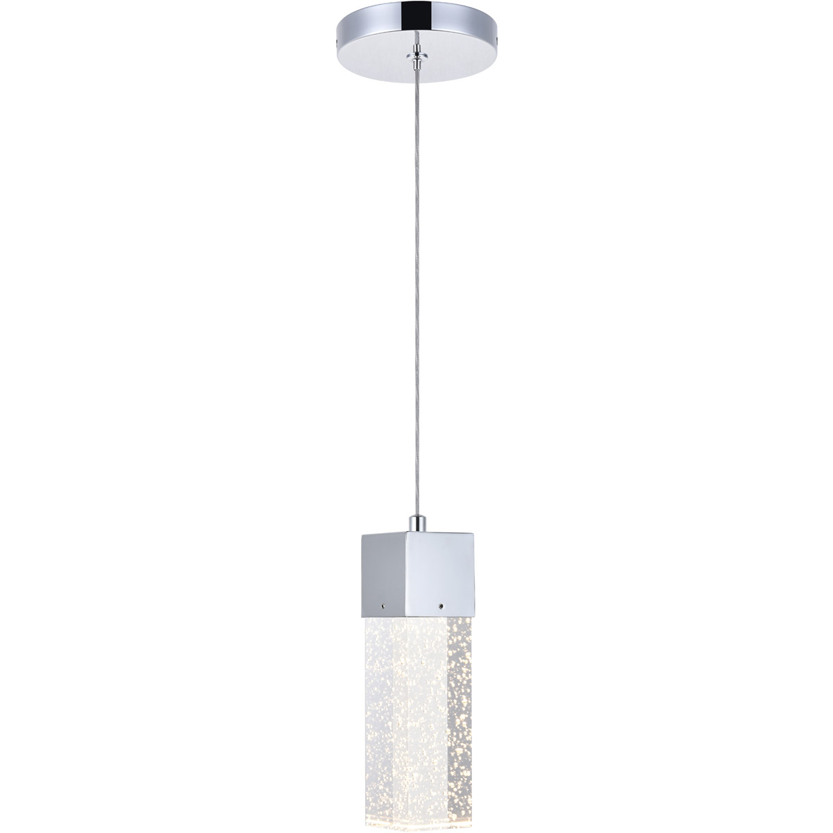 Novastella LED 4.72 inch Chrome Pendant Ceiling Light