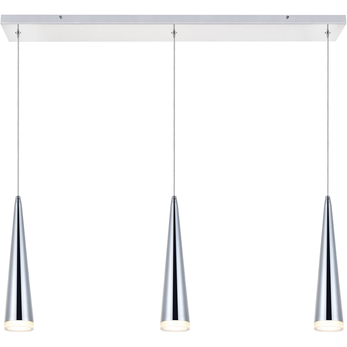 Fantasia LED 36 inch Chrome Pendant Ceiling Light