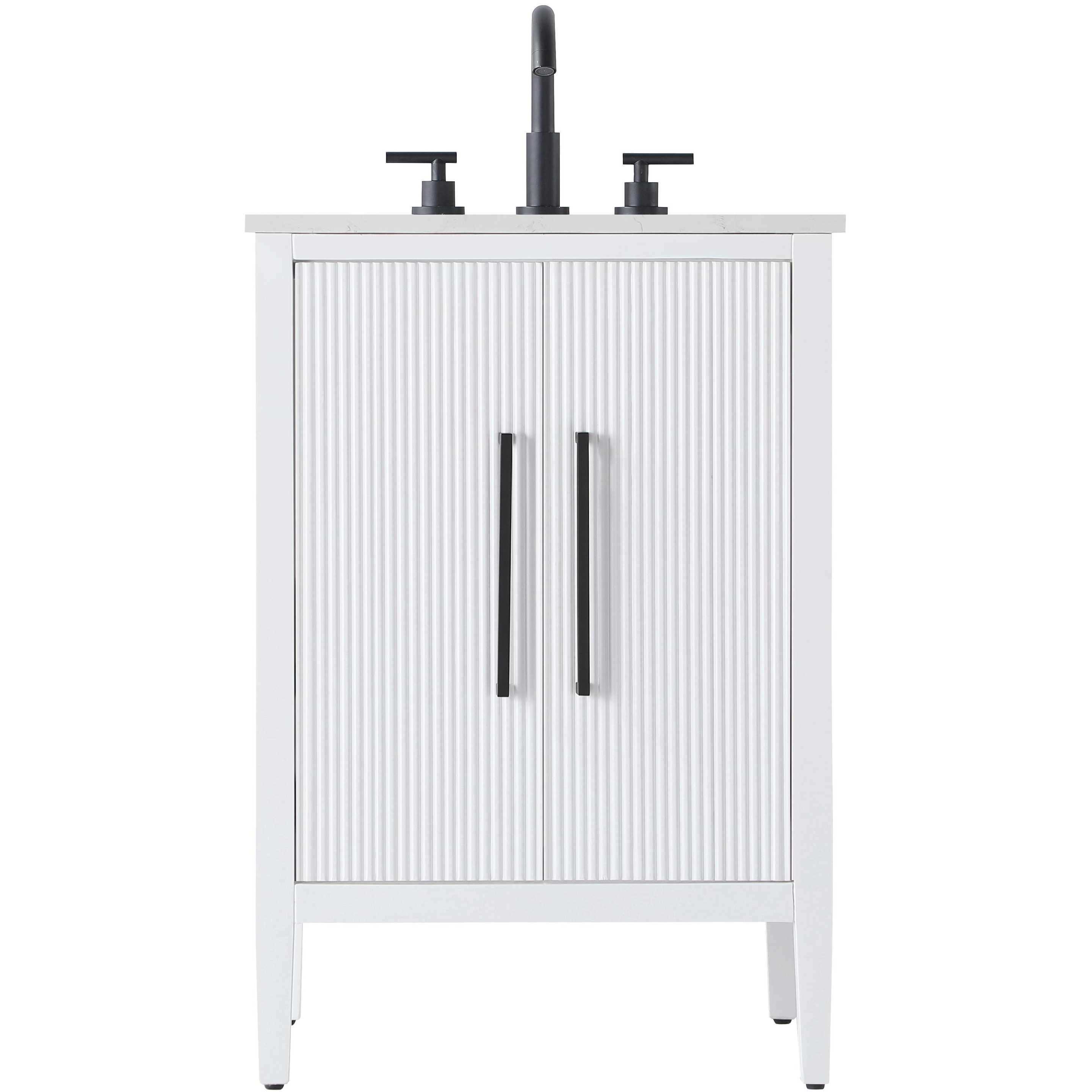 Blakely 24 X 35 inch White Bathroom Vanity Cabinet