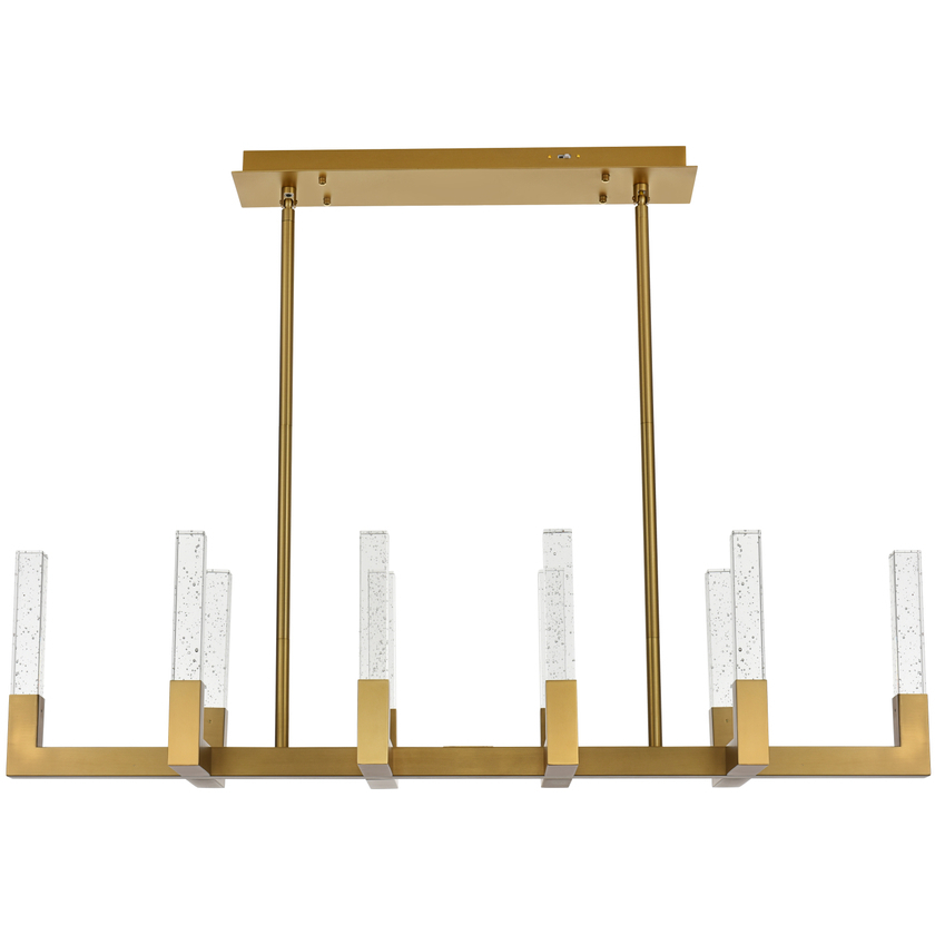 Noemi 10 Light 12 inch Satin Gold Pendant Ceiling Light