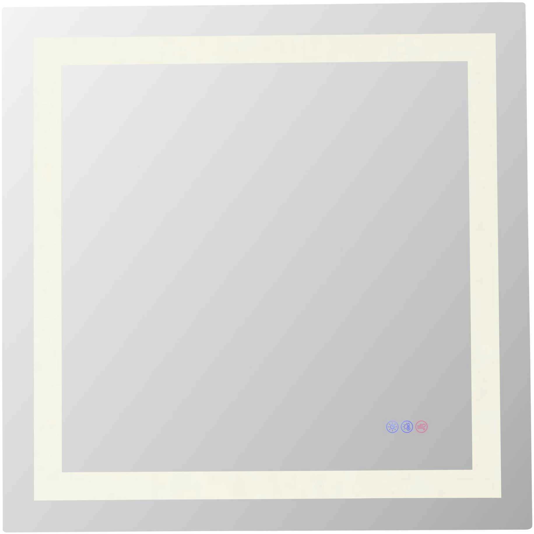 Riven 30 X 30 inch White LED Mirror