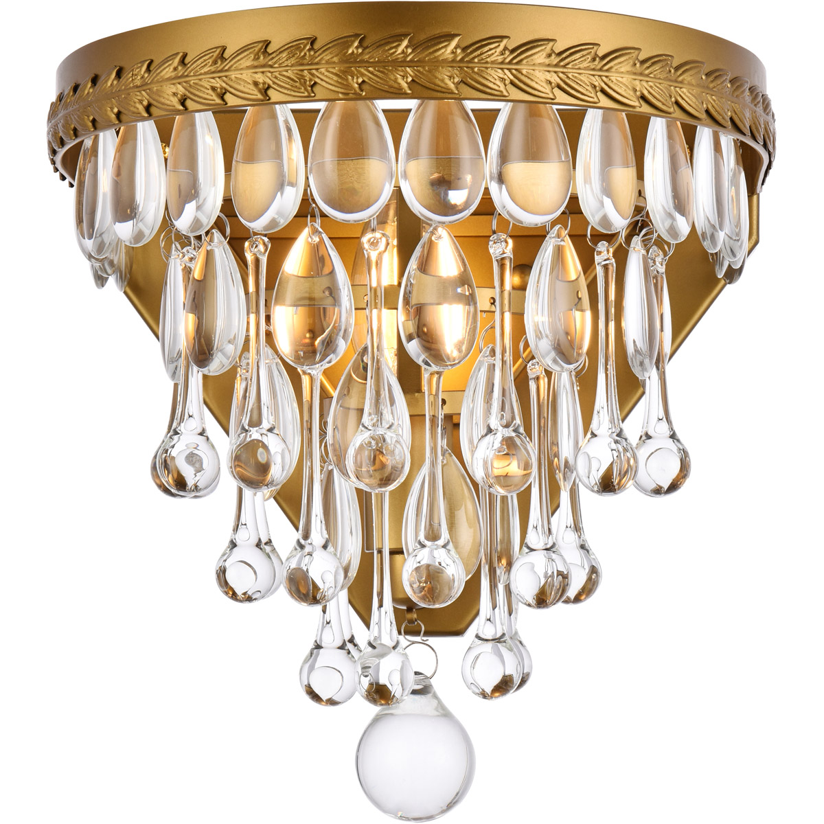 Nordic 1 Light 7.5 inch Brass Wall Sconce Wall Light