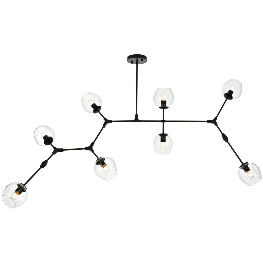 Cavoli 8 Light 32 inch Black Chandelier Ceiling Light