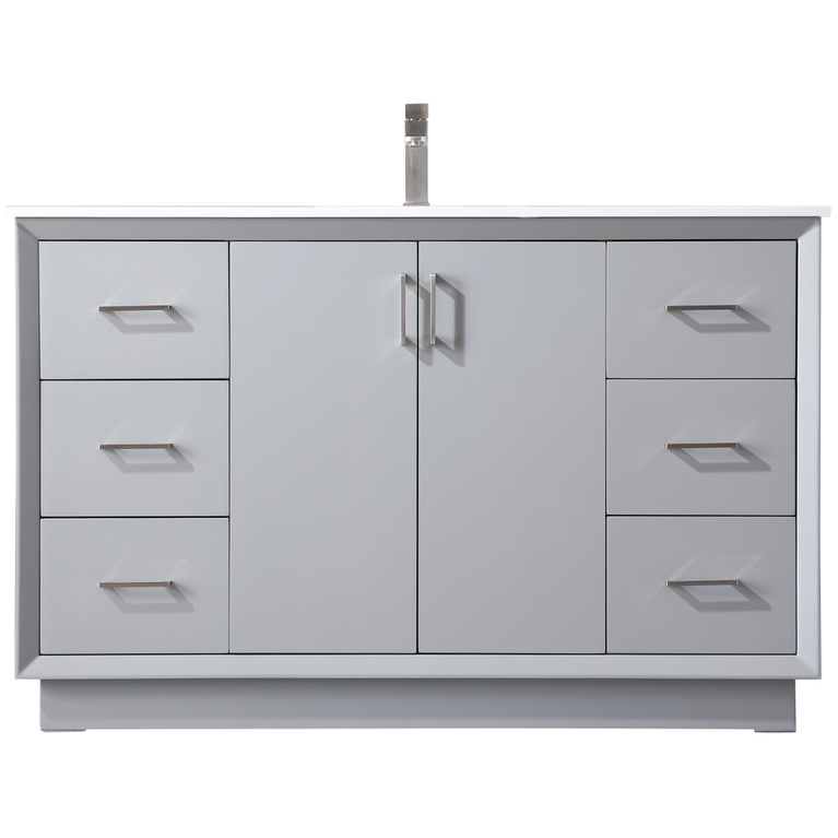 Hayes 54 X 22 X 35 inch Grey Vanity Sink Set