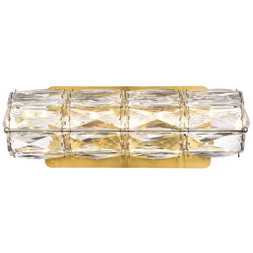Valetta 1 Light 4 inch Gold Linear Wall Sconce Wall Light