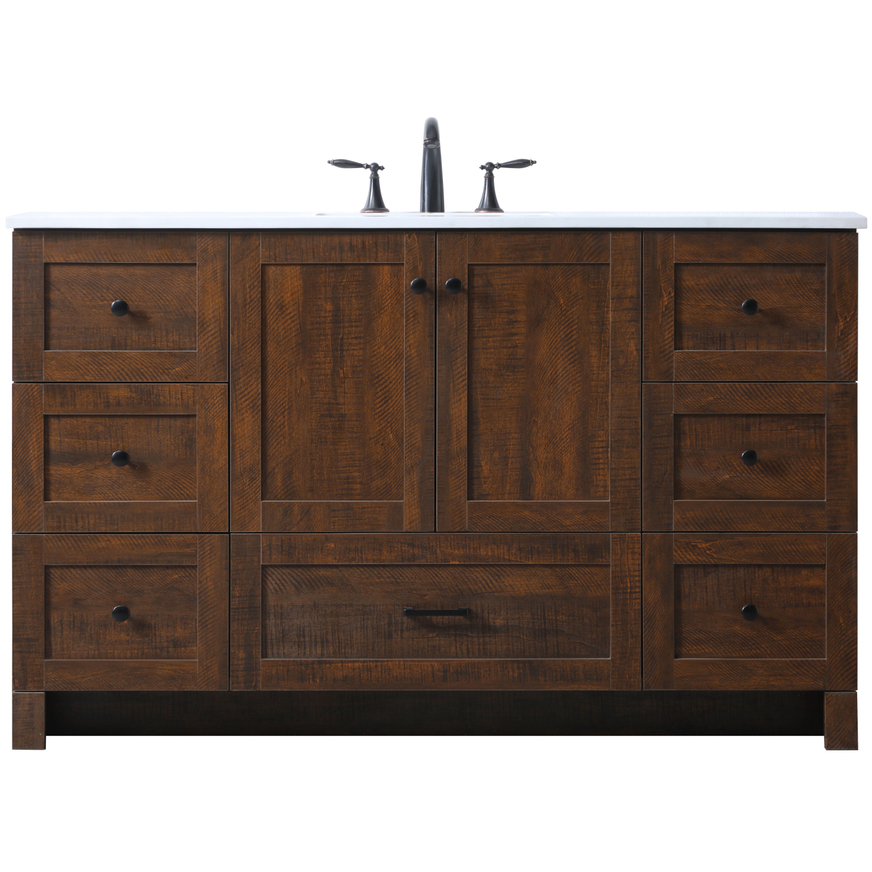 Soma 54 X 19 X 34 inch Expresso Vanity Sink Set