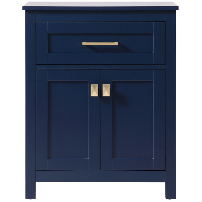 Adian Blue Bathroom Storage Cabinet