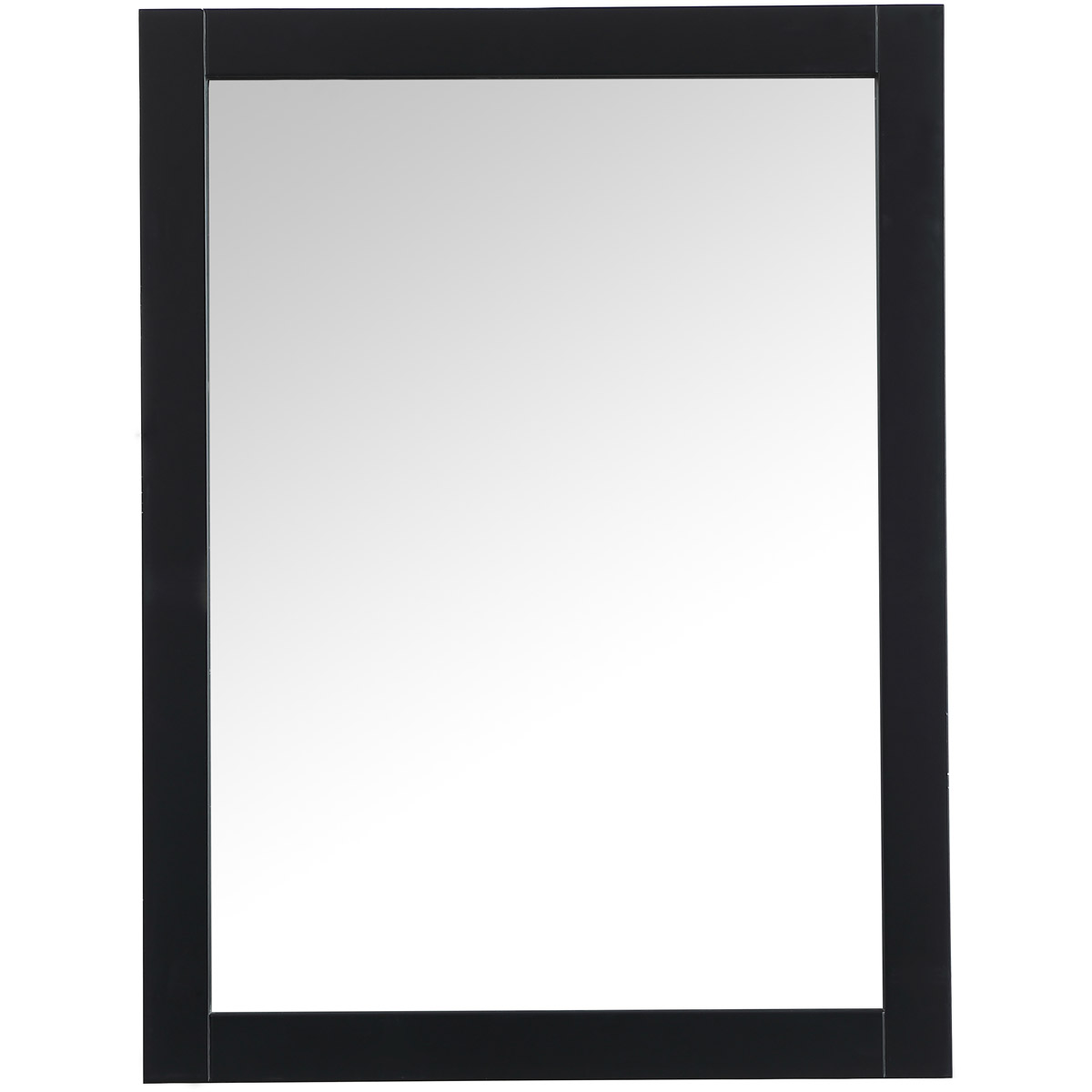 Aqua 32 X 24 inch Black Vanity Mirror
